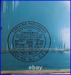 Sealed Box VTG Corning Ware Saucepan Trio Blue Cornflower 6 Pieces A-33