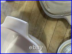 Set of 8 pcs Corning Ware Callaway Ivy 1L & 1.5L & 2L USA