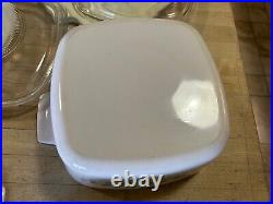 Set of 8 pcs Corning Ware Callaway Ivy 1L & 1.5L & 2L USA