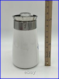VINTAGE 9 CUP STOVETOP PERCOLATOR COMPLETE ALL ORIGINAL Blue Flower
