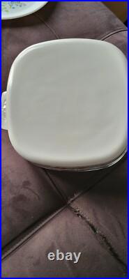 VINTAGE CORNING WARE 2 QT WILDFLOWER ORANGE POPPY CASSEROLE WithLID A-2-B