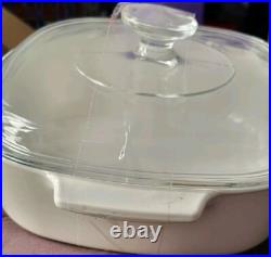 VINTAGE CORNING WARE 2 QT WILDFLOWER ORANGE POPPY CASSEROLE WithLID A-2-B