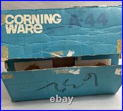 VINTAGE CORNING WARE SET #A-44-8 Quartet Set (8 PC) NEW In Original Box