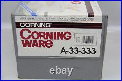 VINTAGE CORNING WARE SHADOW IRIS 6pc TRIO SET MINT IN SEALED BOX 1986 RARE FIND