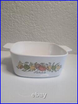 VINTAGE CORNING WARE SPICE OF LIFE L'ECHALOTE 1970 E A-1.5-B L 1.5 casserole