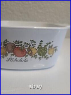 VINTAGE CORNING WARE SPICE OF LIFE L'ECHALOTE 1970 E A-1.5-B L 1.5 casserole