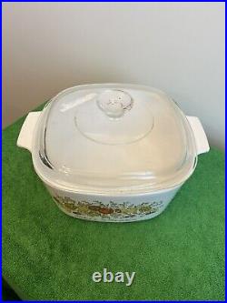 VINTAGE CORNING WARE Spice Of Life La Marjolaine A-3-B With Lid