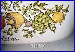 VINTAGE Corning Ware Spice Of Life La Marjolaine A-2-B 2 Liter Dish With Lid #61