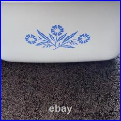 VINTAGE CorningWare Blue Cornflower Casserole 1 1/2 QT P-1 1/2-B RARE