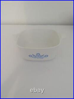 VINTAGE corning ware blue cornflower set of Cassarole Dishes/Pan 12 piece Lot