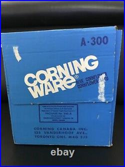 VINTAGENEW IN BOX Corniing Ware Blue Cornflower A-300 Art Of 6 Pieces