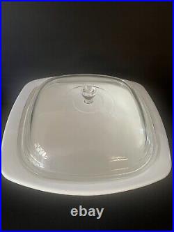 VTG 1970LARGE Corning Ware BLUE CORNFLOWER 4QT CASSEROLE OVEN + LID P 34 B