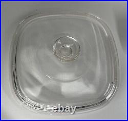 VTG CORNING WARE CASSEROLE A-8-B'SPICE OF LIFE L'ECHALOTE 8X8X1-3/4 WithLID