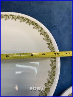 VTG Corelle Livingware by Corning Spring Blossom Green 33 Pc Set Of 4 & Extras VTG Corelle Livingware by Corning Spring Blossom Green 33 Pc Set Of 4 & Extras