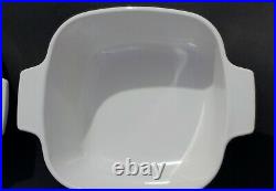 VTG Corning Ware 1 & 1 1/2 Qt Blue Cornflower Casserole Dish A-1-B & A-1 1/2-B