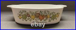 VTg La Marjolaine Spice of Life Corning Ware 2 Quart Casserole Dish Kitchen