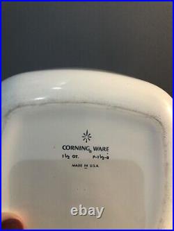 Vintage 1 Qt P-1-B cornflower Corning Ware casserole with lid Free shipping