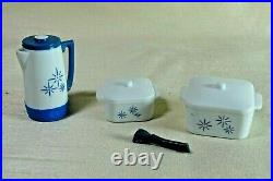 Vintage 1960s Barbie Hostess Kitchen Corningware Pans Coffee Carafe