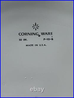 Vintage 1960s Corning Ware Blue Cornflower Casserole Dish with Lid (P-10-B)