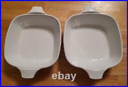 Vintage 1966-1969 P-41 Corning Ware Cornflower Blue Petit Pan Casserole. Set 2