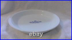 Vintage 1966-69 Blue Cornflower P-309, 9 Corning Ware Pie Dish