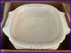 Vintage 1975 Corning Ware A-84-9 Country Festival NEVER USED! Orig Box Included