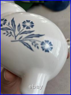 Vintage 1980's Corning Ware Cornflower Blue Ceramic Piggy Bank-Hard to Find Read Vintage 1980's Corning Ware Cornflower Blue Ceramic Piggy Bank-Hard to Find Read