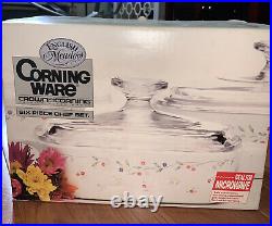 Vintage 1988 Corning Ware English Meadow Crown Casserole 6pc Chef Set New NOS