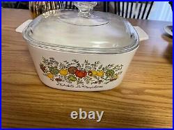 Vintage 3 qt Corning Ware Spice of Life