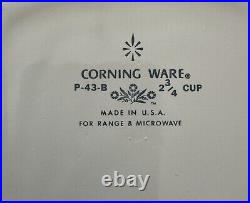 Vintage 6 Piece Cornflower Corning Ware WithLids