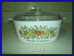 Vintage 60's corning ware spice of life