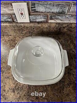 Vintage A12C Corning Ware Blue Cornflower 5 Liter Baking Dish RARE