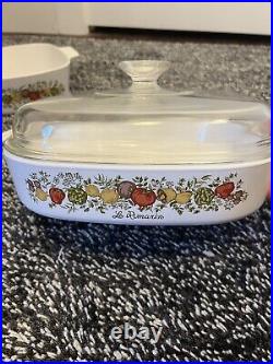 Vintage / Antique Corning Ware Spice Of Life 1970's