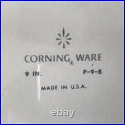 Vintage/Antique Corning Ware blue cornflower P-9-B 9 Skillet from 1961-66
