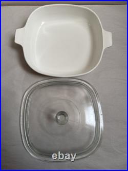 Vintage Blue Cornflower Corning Ware 9in. Dish #p-9-b With Fitted LID