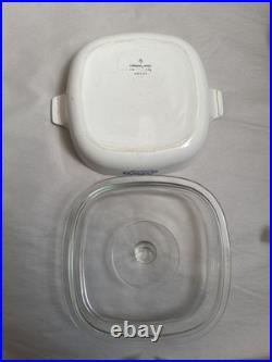 Vintage Blue Cornflower Corning Ware 9in. Dish #p-9-b With Fitted LID