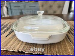 Vintage Blue Cornflower Corning Ware Dish P-9-B 9 With Lid