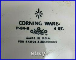 Vintage CORNING WARE P-84-B Casserole RENAISSANCE 4 Quart Baking Dish USA