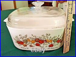 Vintage CORNING WARE Spice of Life Collection Pristine Condition with lids RARE