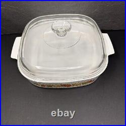 Vintage CORNING WARE Spice of Life LE ROMARIN Casserole Dish A 10 B Lid A-12-C