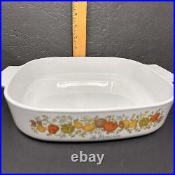 Vintage CORNING WARE Spice of Life LE ROMARIN Casserole Dish A 10 B Lid A-12-C