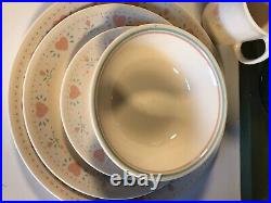 Vintage Corelle Corning Ware FOREVER YOURS Plates Bowls Cups 32 PIECE SET