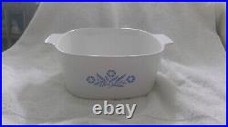 Vintage Cornflower A-3-B, 3 Quart Corning Ware Large Casserole Dish, No Lid