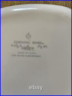 Vintage Cornflower Corning Ware P-1 1/2-b (set Of 2) No Lids
