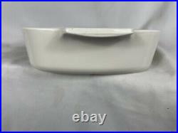 Vintage Corning Ware 1 liter Square Casserole Baking Dish A-2-B With Lid