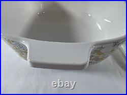 Vintage Corning Ware 1969 Floral Bouquet 1st Edition P1 1/2 B Casserole with Lid