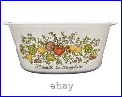 Vintage Corning Ware 3 Liter Spice Of Life Dish A-3-B No Lid 1980's-1990's