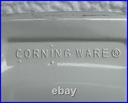 Vintage Corning Ware 4 Piece Casserole Dishes Plus 1 Lid Solid White 3 Sizes