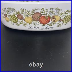 Vintage Corning Ware 7-Piece Spice Of Life Casserole Dish Set with1 Pyrex Lids Vintage Corning Ware 7-Piece Spice Of Life Casserole Dish Set with1 Pyrex Lids