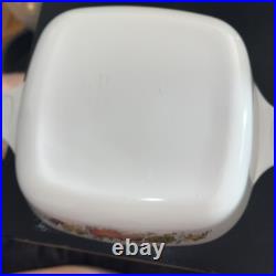 Vintage Corning Ware 7-Piece Spice Of Life Casserole Dish Set with1 Pyrex Lids Vintage Corning Ware 7-Piece Spice Of Life Casserole Dish Set with1 Pyrex Lids